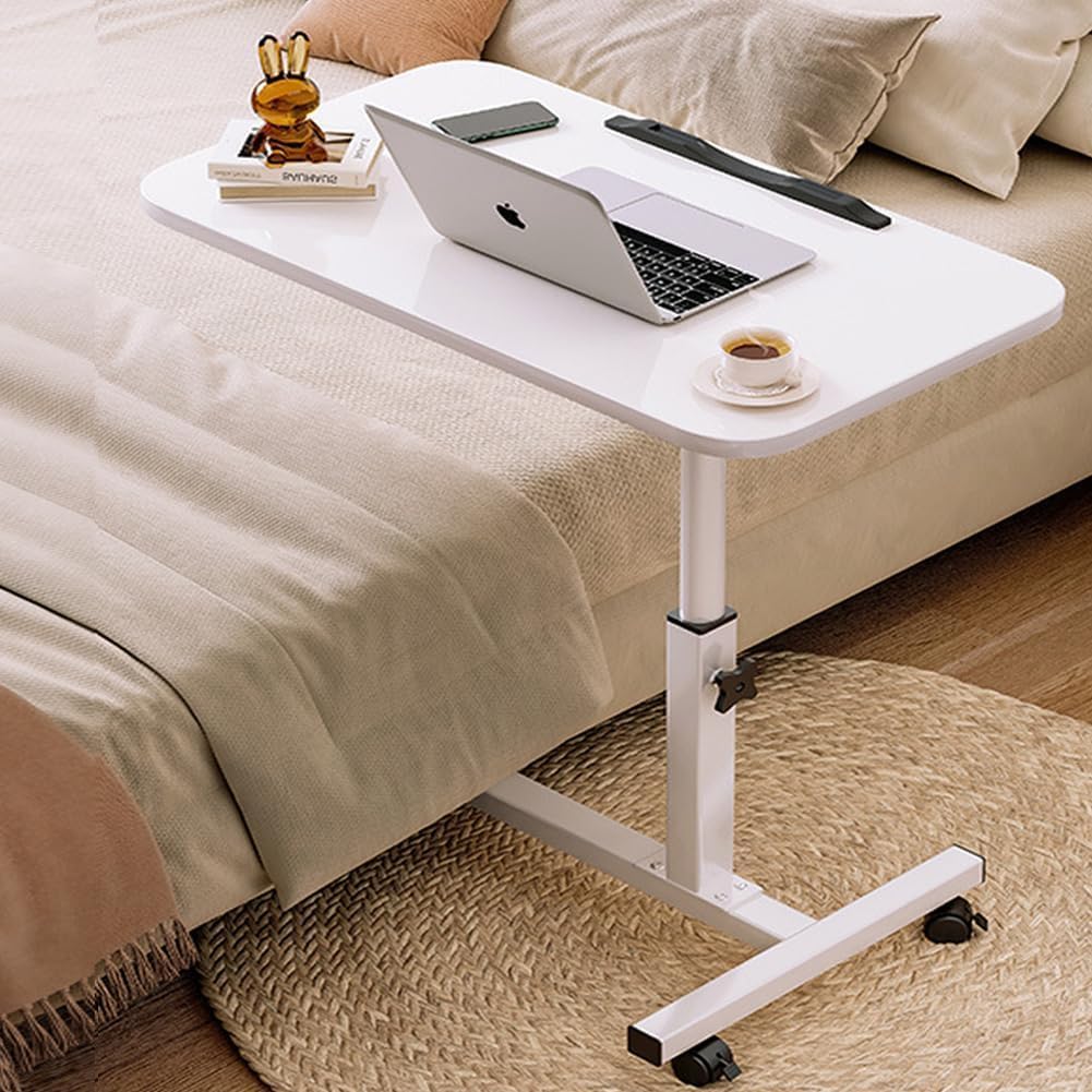 ベッドテーブル キャスター付き コの字デザイン 大型 40×60cm ベッド サイドテーブル ソファ 介護 パソ..