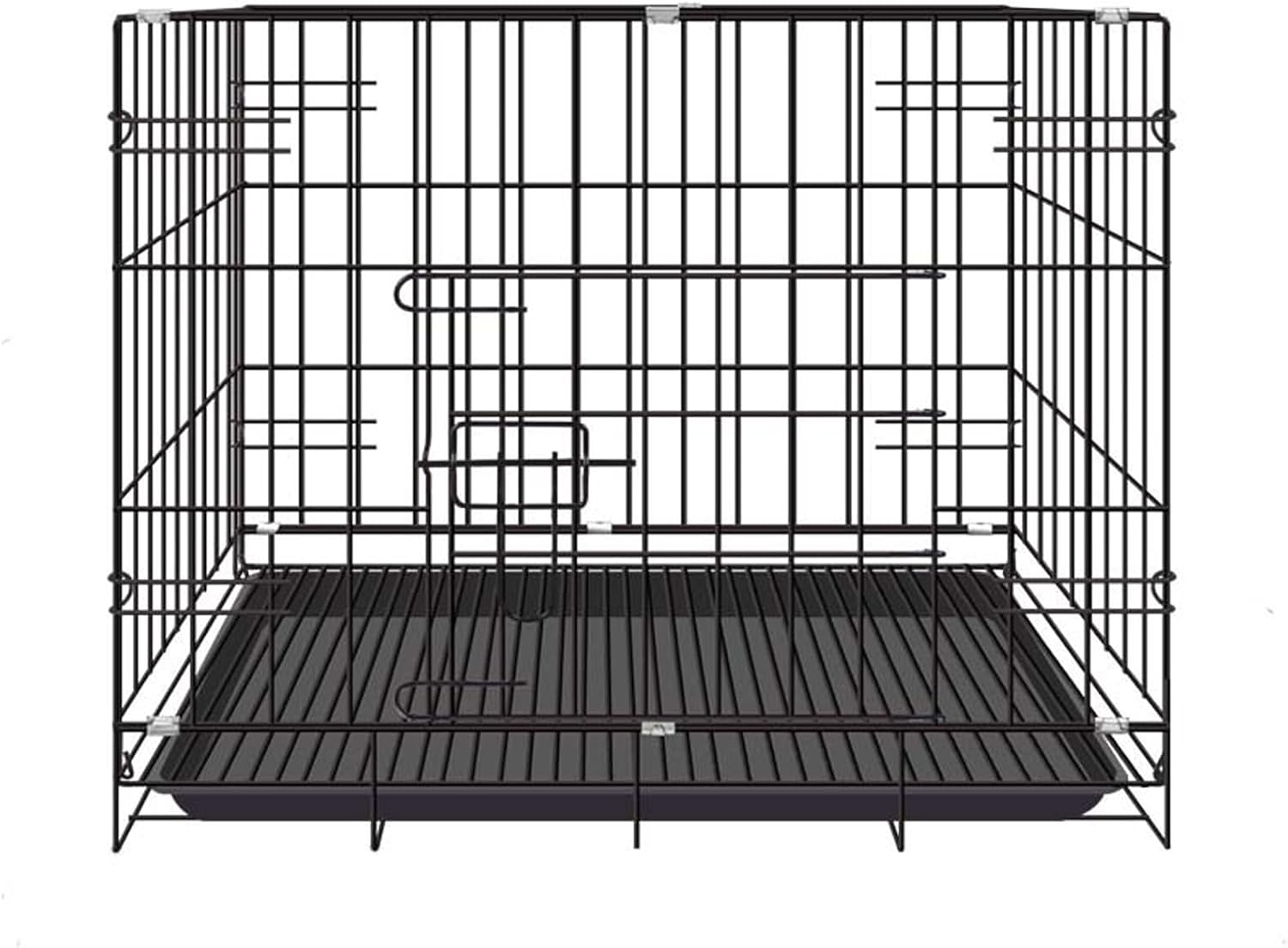Cage - 送料690円 ペットケージ 犬 ゲージ 取り外し可能なトレー付 S ペット サークル 網すのこあり 折りたたみ式 屋根付き ウサギ 動物 小型犬 猫 鳥