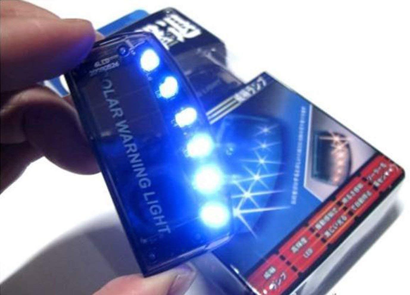 送料200円 ダミー センサー セキュリティ 盗難防止 セキュリティライト ダミー ソーラー 充電不要 LED ライト 防犯 自動点滅 カーセキュリティ 点灯 発光 車 夜間