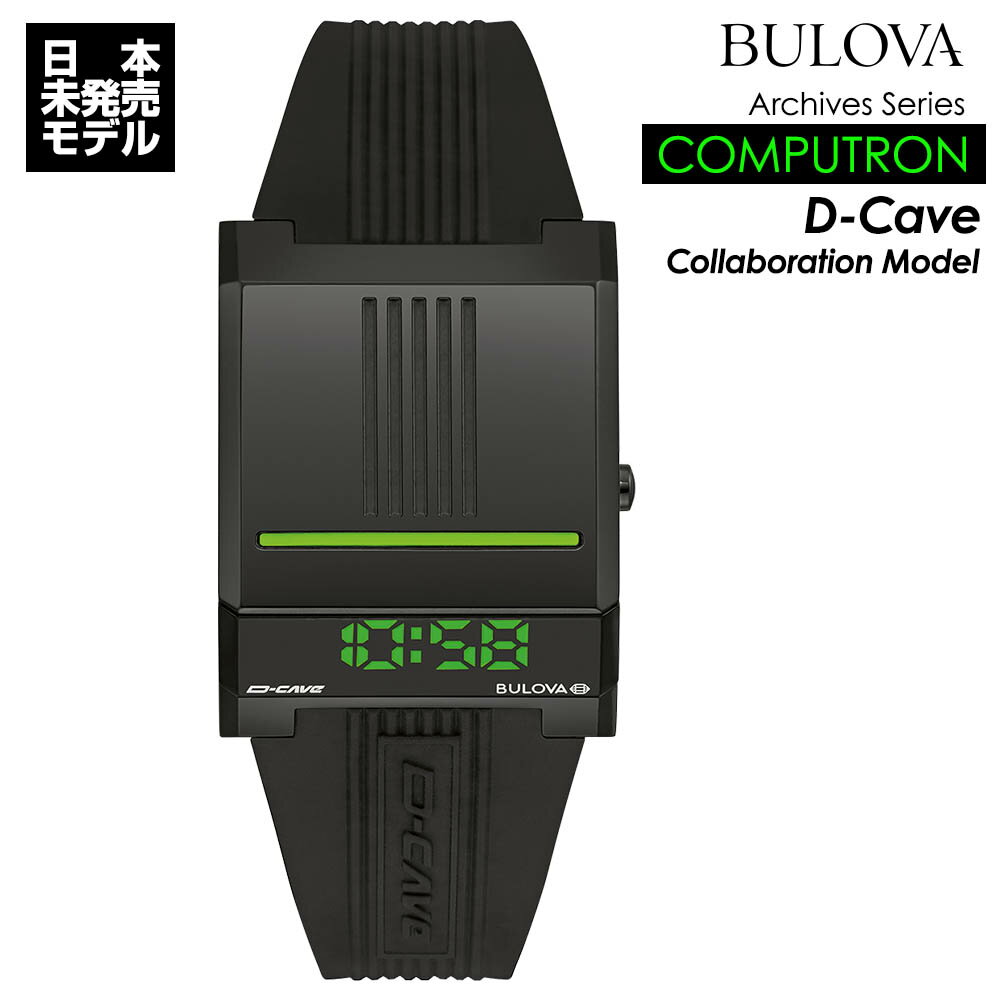 ブローバ 腕時計 メンズ 【P5倍 5/9 20時～】ブローバ 腕時計 BULOVA D-CAVE コラボレーション コンピュートロン Computron メンズ デジタル時計 LED アーカイブシリーズ 日本未発売 98C141