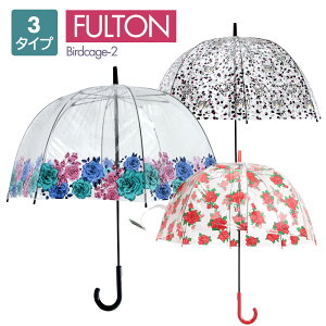 【お買い物マラソン】フルトン FULTON ビニール傘 バードケージ 長傘 レディース傘 雨傘 鳥かごのようなドーム型のフォルムが魅力的なアンブレラ FULTON Birdcage-2