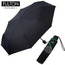 フルトン 【10%OFF CP 5/1 0時～】フルトン FULTON 雨傘 メンズ レディース 折りたたみ傘 Hurricane-1 ハリケーン ブラック 通勤 通学 男女兼用 プレゼント G839