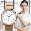 【訳あり】ローズフィールド ROSEFIELD 腕時計 レディース チャーム付き レザーベルト レザーバンド レディース 時計 ウエストヴィレッジ WEST VILLAGE 33mm ローズゴールド ゴールド