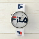 【P5倍 5/9 20時～】フィラ FILA メンズ レディース 腕時計 FILA STYLE ファッション スポーツウオッチ シリコンベルト 40mm ホワイト 男女兼用 38-161-101