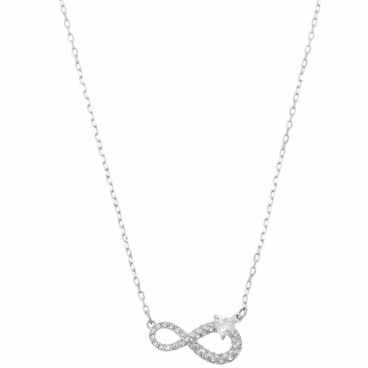 【10%OFF CP 5/18 0時～】スワロフスキー SWAROVSKI 5520576 クリスタル クリスタルパヴェ ネックレス ペンダント Swarovski Infinity アクセサリー