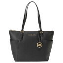 【10%OFF CP 4/18 0時～】マイケルコース MICHAEL KORS 30F2GTTT8L 001 BLACK MKロゴチャーム付 トートバッグ ショルダーバッグ ブラック レディース JET SET ITEM EW TZ TOTE