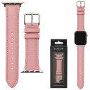 【10%OFF CP 5/1 0時～】コーチ COACH Apple watch strap 14700208 アップル ウォッチ ストラップ 替えベルト【38mm/40mm/41mm ケース対応 ※ベルトのみ】シグネチャーC エンボスレザー ストラップ バブルガムピンク レディース 交換バンド 付け替えベルト