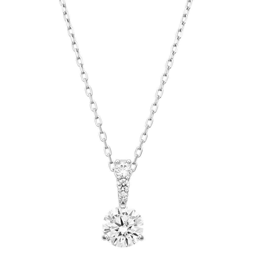 スワロフスキー ネックレス（レディース） 【10%OFF CP 5/21 9:59まで】スワロフスキー SWAROVSKI 5472635 ソリティア クリスタル クリスタルパヴェ ペンダント ネックレス Solitaire