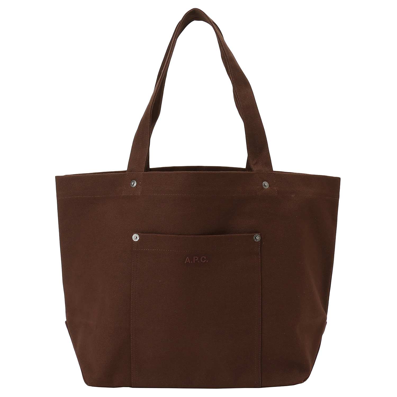 アーペーセー A.P.C. COCPR M61832 CAJ CHOCOLAT APC タイス キャンバス トートバッグ ブラウン レディース メンズ ユニセックス TOTE THAIS