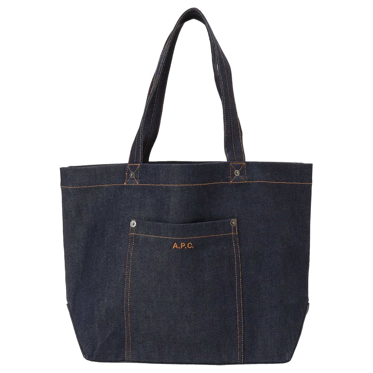 【P5倍 5/9 20時～】アーペーセー A.P.C. COCSX M61832 IAI INDIGO APC タイス デニム トートバッグ ネイビー レディース メンズ ユニセックス TOTE THAIS