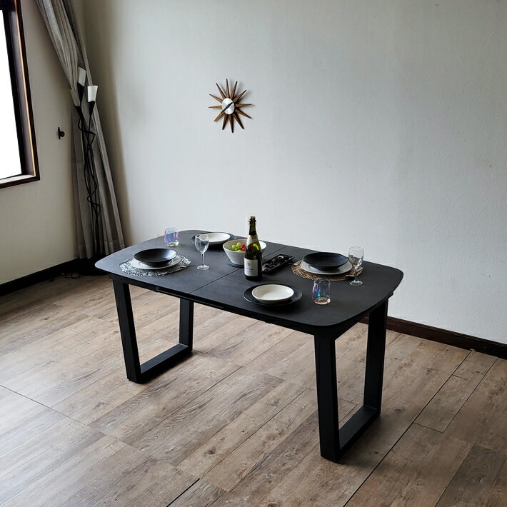 セラミックテーブル 伸縮 伸張式ダイニングテーブル 高級 伸縮 イタリアンセラミック 強化ガラス 伸長式ダイニングテーブル 150cm幅 190cm幅 ダイニングテーブル モダン 食卓 強化ガラス