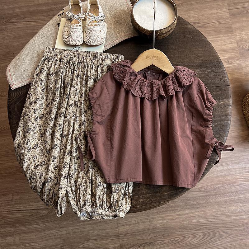 Rakuten - セットアップ キッズ 夏服 ベビー服 子供服 レギンス 子ども服 ボトムス 女の子 おしゃれ 可愛い リボン フリル ジュニア 赤ちゃん 入園 入学 誕生日 プレゼント 幼稚園 お出かけ 70 80 90 100 110