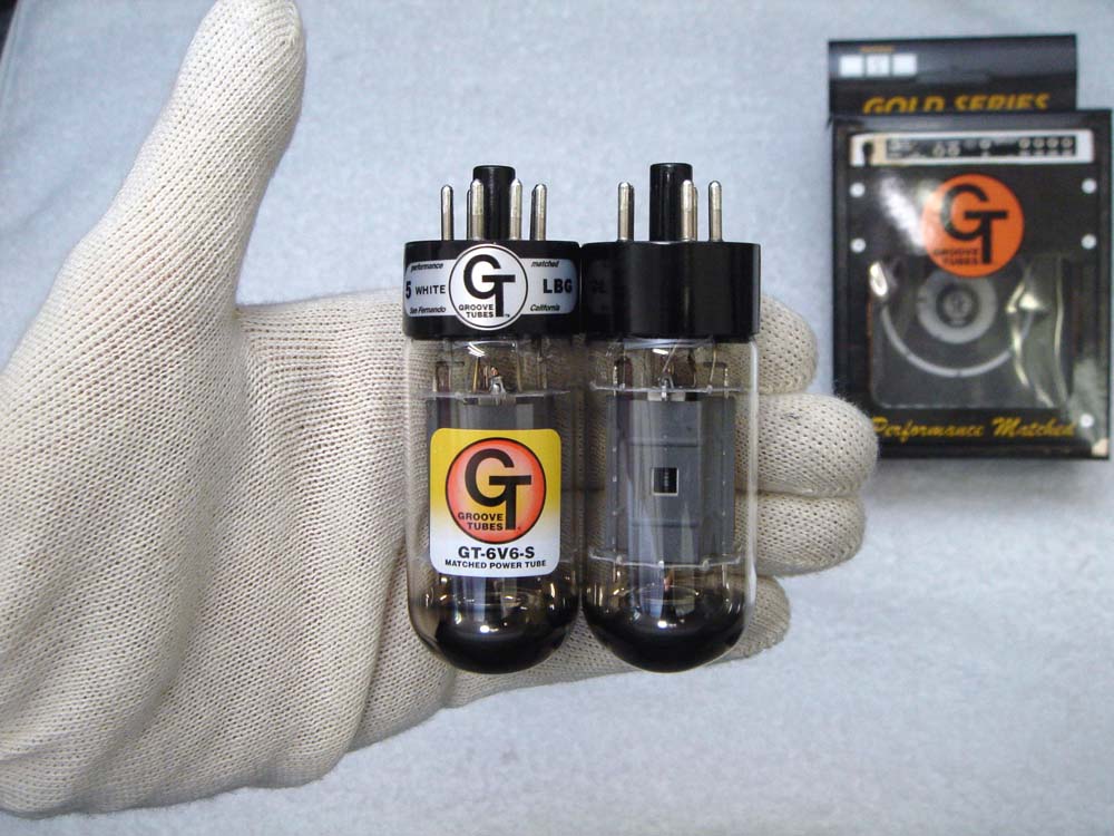 アグレッシブなパワー GT- 6V6S DT (マッチドペア) 2本 セット販売 パワー管 グルーブチューブ ヨーロッパ製 真空管 ギターアンプ チューブ アンプギター 6V6シリーズ Groove Tubes 送料無料 あす楽