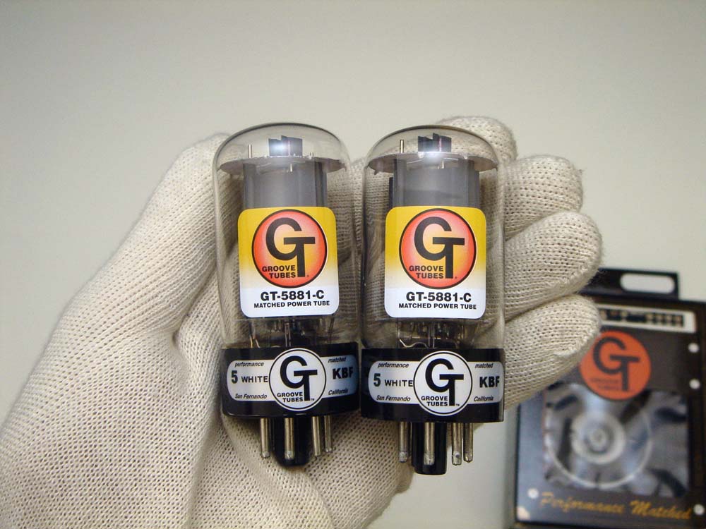 5881C DT （デュエットペア） 2本 セット販売 Groove Tubes パワー管 50-60年代初期 フェンダーツイード時代 ソフト 甘い サウンド 真空管 ギターアンプ チューブ アンプギター グルーブチューブ 送料無料 あす楽