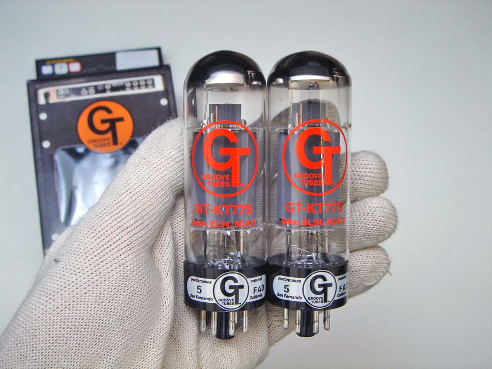 KT77S DT （マッチドデュエット） 2本 セット販売 Groove Tubes パワー管 ヨー ...