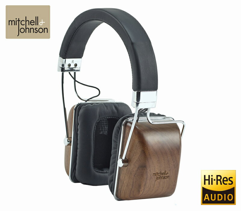 MJ1 ヘッドフォン Mitchell and Johnson ハイレゾ Hi-Res Hi-Fi ハイエンドオーディオ 高音質 コンデンサー ダイナミック Electrostatz セルフバイアス モニター 密閉型 スマホ対応 木製 ウッド ウォールナット イギリス製 エレクトロスタッツ ミッチェルアンドジョンソン