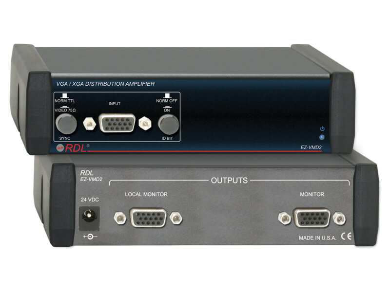 RDL　EZ−VMD2　VGA/XGA ディストリビューションアンプ　−1×2【送料無料】