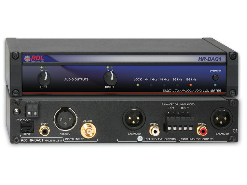 Rakuten - RDL HR-DAC1 デジタル−アナログオーディオコンバーター　 24bit, 192kHz【送料無料】