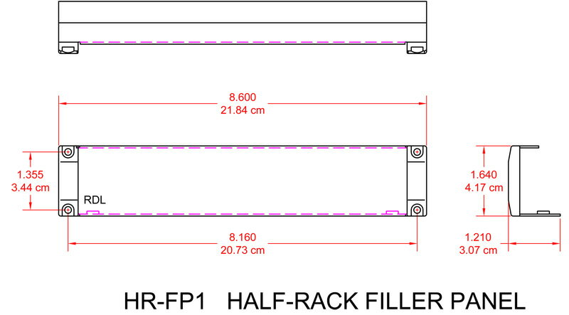 RDLHR-FP1HALF-RACK �ե��顼�ѥͥ�