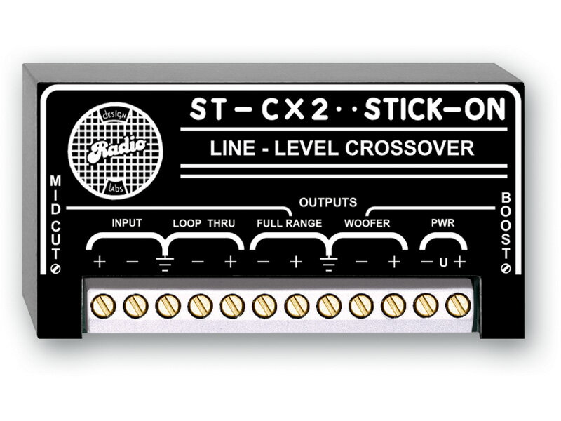 RDL ST-CX2　2バンド・アクティブラインレベル・クロスオーバー 【送料無料】