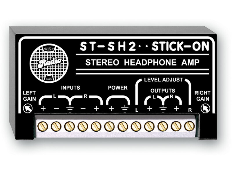 RDL ST-SH2 ステレオヘッドホンアンプ -STICK-ON®シリーズ【送料無料】