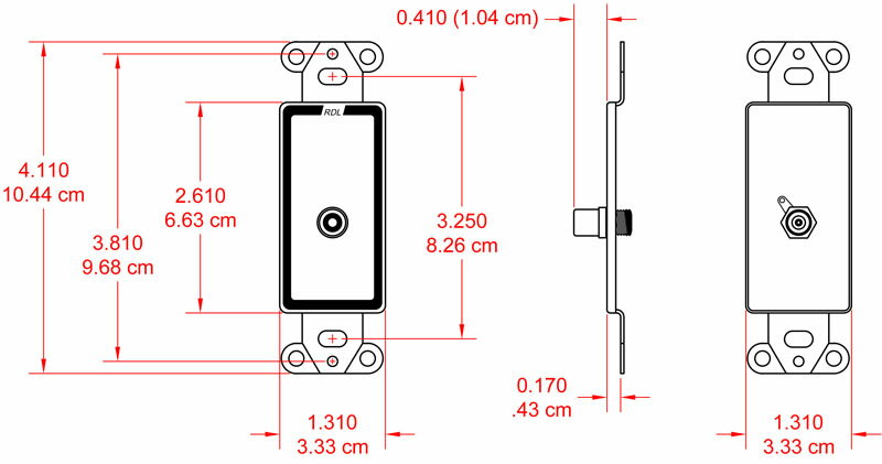 RDL D-PHN1/DB-PHN1�����󥰥�RCA����å���Decora@�ɳݤ��ץ졼�ȡ��Ϥ����