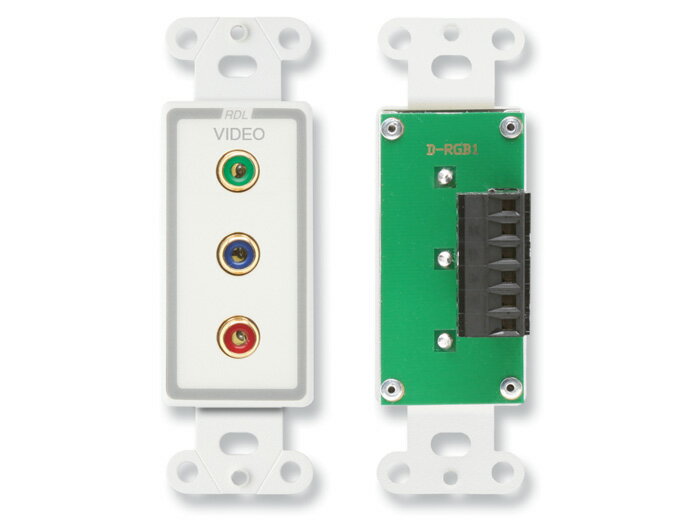 RDL D-RGB1/DS-RGB1コンポーネントビデオRGBコネクションプレート【送料無料】
