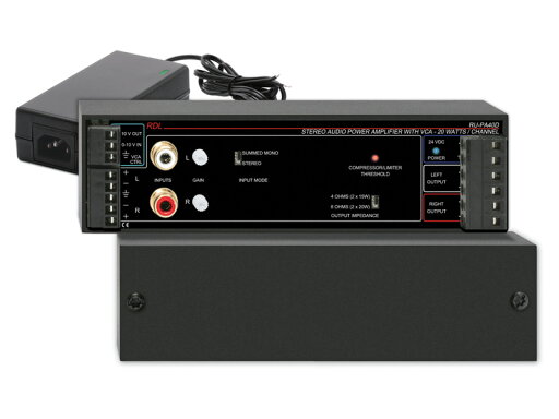 RDL RU-PA40DE VCA付40Wステレオ オーディパワーアンプ−8Ω パワーサプライ付属 【送料無料】 RDL RU-PA40DE VCA付40Wステレオ オーディパワーアンプ−8Ω パワーサプライ付属 【送料無料】