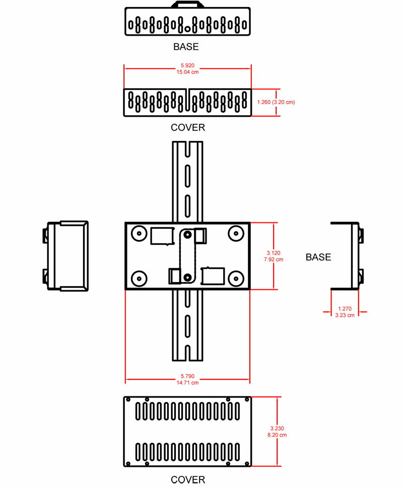 RDL DRA-35P �ǥ����ȥå׷��ѥ���ץ饤��DIN�졼�륢���ץ���