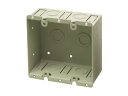 TDLWB-2U ユニバーサルウォールボックス −ダブル −RDL®リモートコントロールとウォールプレートのマウント(2)