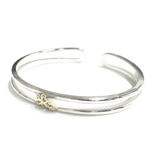 BURN OUT CROSSED ARROWS LAYERED BANGLE