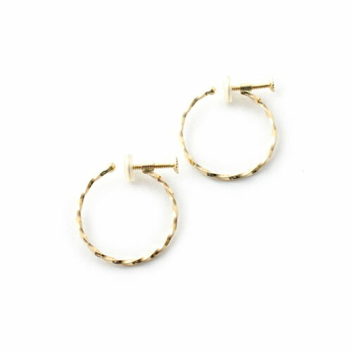 Anthurium K10 GOLD TWIST EARRING EARCUFF SET倉科カナさん着用モデル