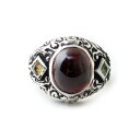 Celia de Flers New Libertine Ring Silver Genuine Garnet ver