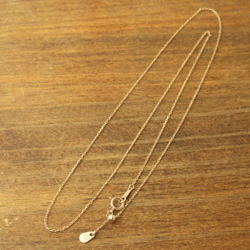 スライドボール長さ調整K10-GOLDチェーン(細)