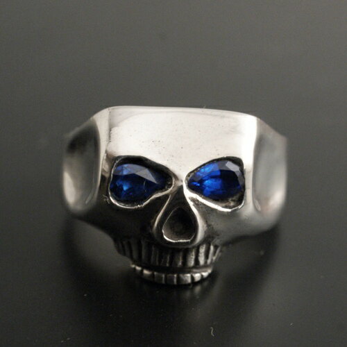 Flash Point JIM SKULL RING-SE-SAPPHIRE