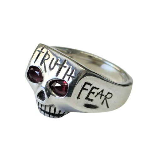 Flash Point JIMSKULL RING JOHNNY DEPP NEVER FEAR TRUTH 合成ルビー