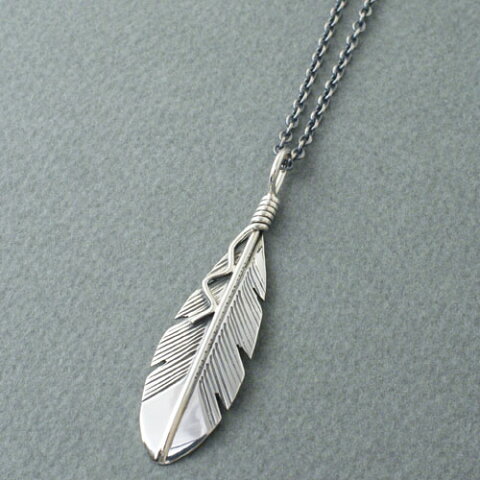 Joe Mace Eagle Feather Necklace small