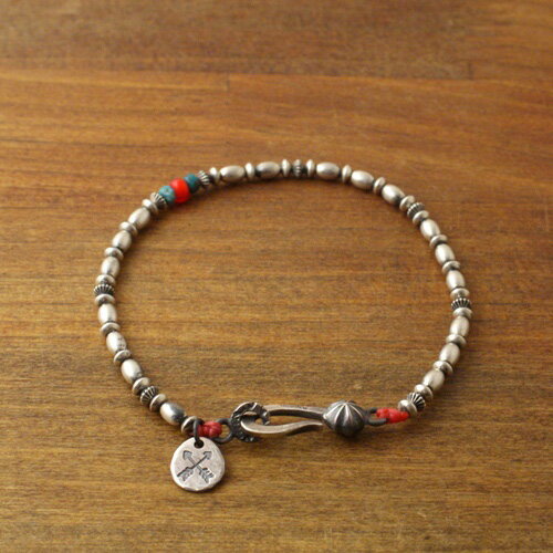 アティース ブレスレット メンズ Atease NATIVE BEADS BRACELET / SV-S・Hey! Say! JUMP・YUUTO NAKAJIMA MODEL