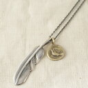 Atease FEATHER COIN NECKLACE
