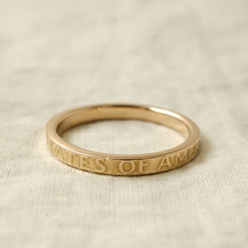 Atease LIMITED COIN 18KPG RING