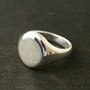 Atease PLAIN SIGNET RING OVAL