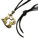 mollive Heavy OZ BAD LUCK 13 LETAHER LONG NECKLACE BRASS.