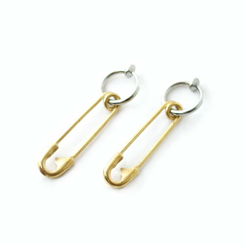 mollive SAFTY PIN SET EARRINGS