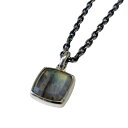 mollive LABRADORITE SQUARE NECKLACE