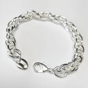 mollive BIG ROPE CHAIN BRACELET SILVER COATING L.