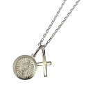 Vantique MEDAI & CROSS SET NECKLACE ALL SV