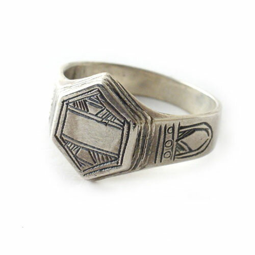 Vantique TUAREG SILVER RING HEX