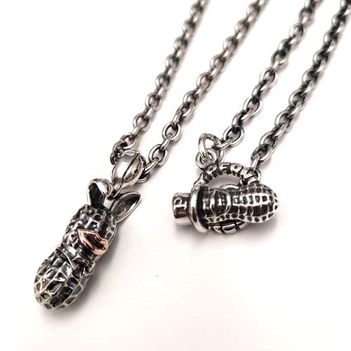 Peanuts&Co.MEDIUM BUNNY SILVER×K10PG + CHAIN NECKALCE.