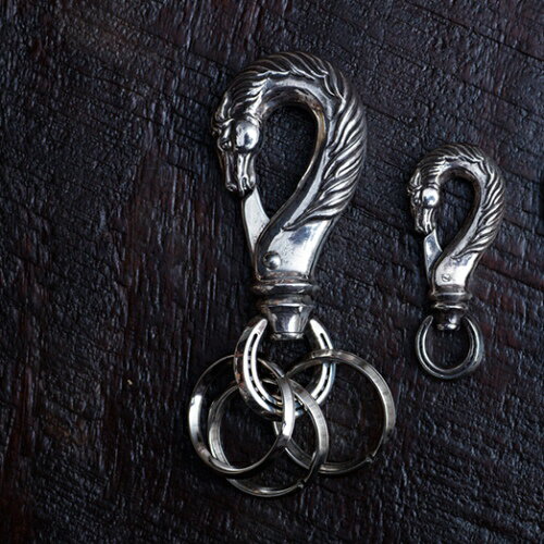 Peanuts&Co.　HORSE KEY HOOK L/Silver