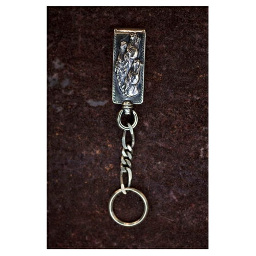 ピーナッツカンパニー Peanuts&Co. HORSE CLIP TYPE KEYCHAIN SILVER